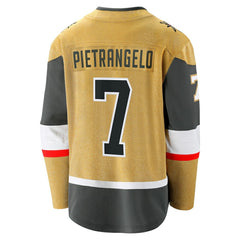 Alex Pietrangelo Vegas Golden Knights Fanatics Home Breakaway Jersey Gold