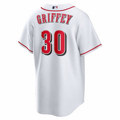 Ken Griffey Jr. Cincinnati Reds Home Retired Player Replica Jersey - White