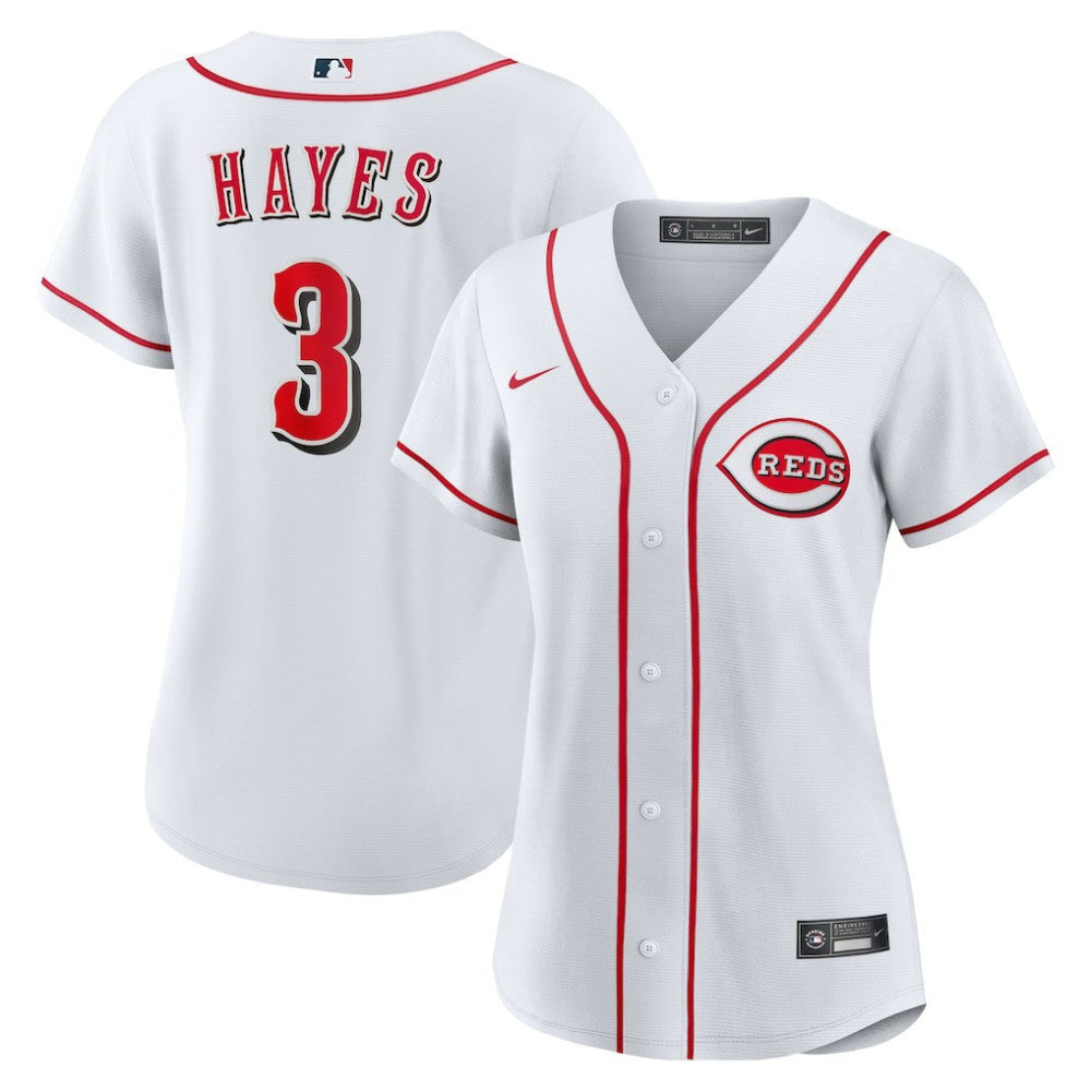 Ke'Bryan Hayes Cincinnati Reds Women's Home Replica Jersey - White