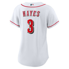 Ke'Bryan Hayes Cincinnati Reds Women's Home Replica Jersey - White