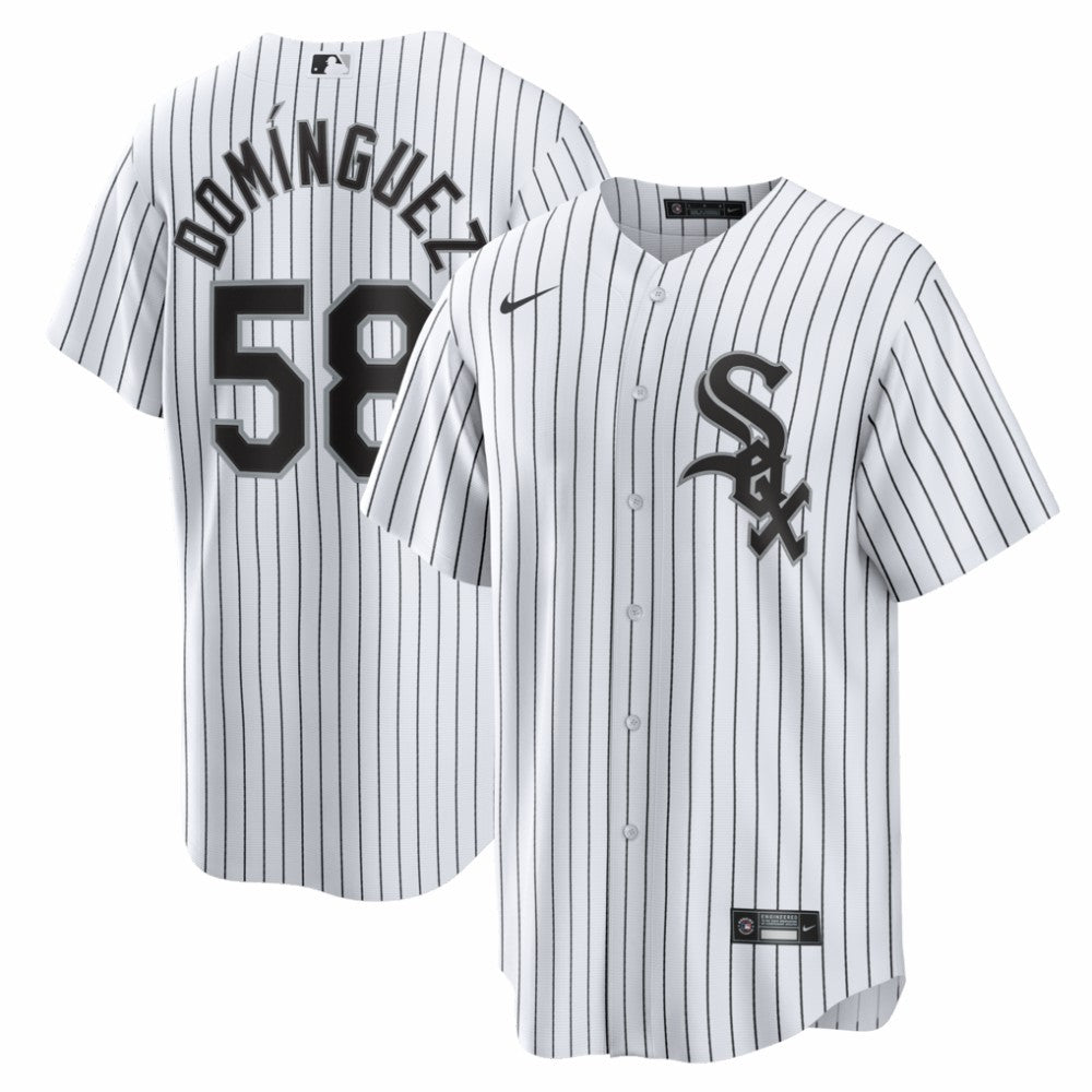 Seranthony Dom¨ªnguez Chicago White Sox Home Replica Jersey - White