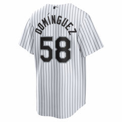 Seranthony Dom¨ªnguez Chicago White Sox Home Replica Jersey - White