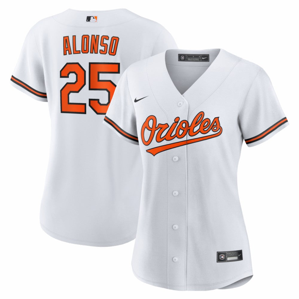 Pete Alonso Baltimore Orioles Women's Home Replica Jersey - White