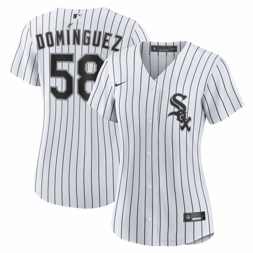 Seranthony Dom¨ªnguez Chicago White Sox Women's Home Replica Jersey - White