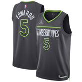 Anthony Edwards Minnesota Timberwolves Jordan Brand Unisex Swingman Jersey - Statement Edition - Charcoal shop