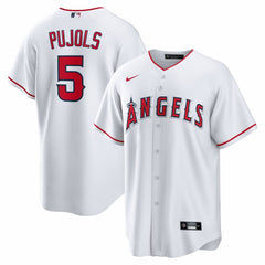 Albert Pujols Los Angeles Angels Home Retired Player Replica Jersey - White