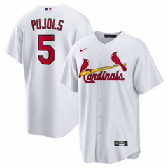 Albert Pujols St. Louis Cardinals Home Retired Player Replica Jersey - White