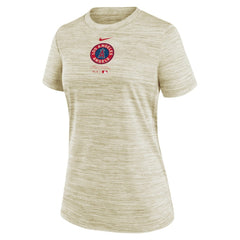 Los Angeles Angels Women's City Connect Practice Velocity T-Shirt Cream | Nike