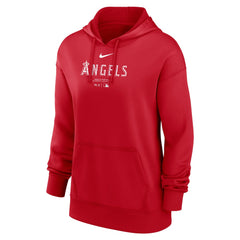 Los Angeles Angels Women's Authentic Collection Performance Pullover Hoodie Red | Nike