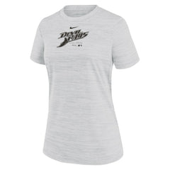 Tampa Bay Rays Women's Authentic Collection Velocity Performance T-Shirt White | Nike