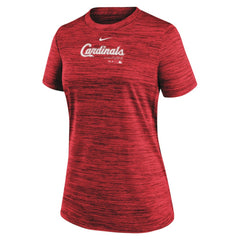 St. Louis Cardinals Women's Authentic Collection Velocity Performance T-Shirt Red | Nike