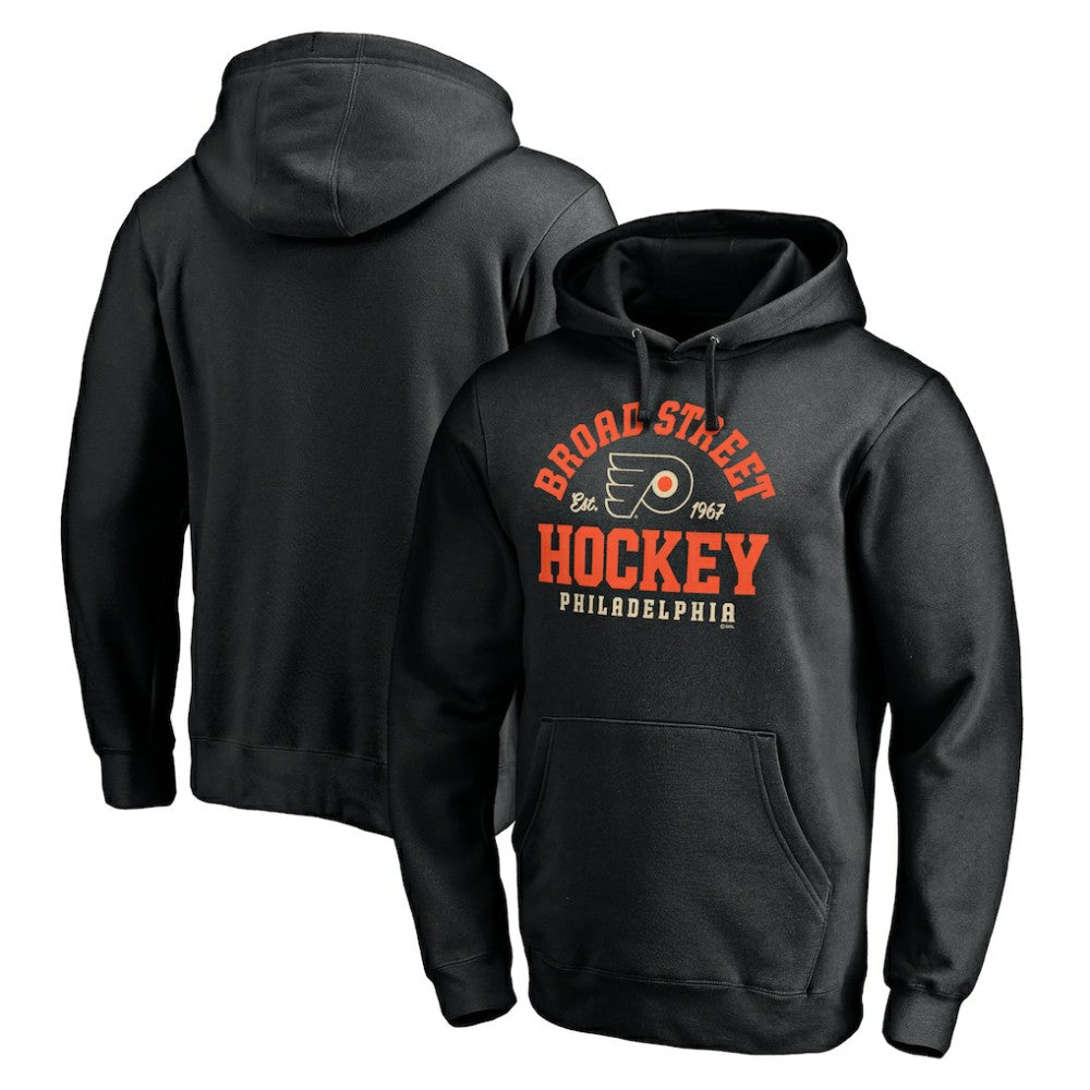 Philadelphia Flyers Hometown Collection Broad Street Pullover Hoodie Black