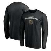 Vegas Golden Knights Team Lockup Long Sleeve T-Shirt Black