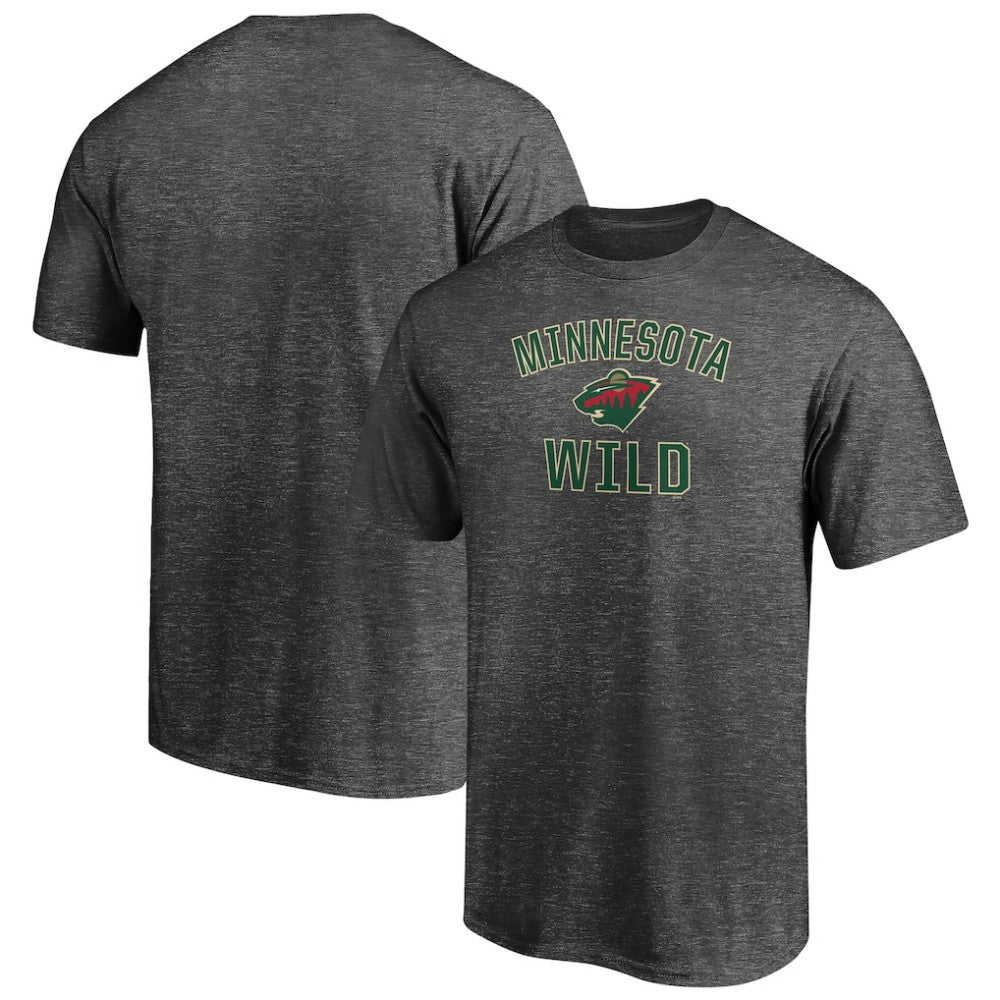 Minnesota Wild Victory Arch T-Shirt Charcoal