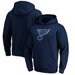 St. Louis Blues Primary Logo Pullover Hoodie Navy