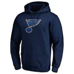 St. Louis Blues Primary Logo Pullover Hoodie Navy