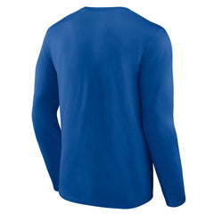 Kansas City Royals Logo Athletic Heart & Soul Long Sleeve T-Shirt Royal