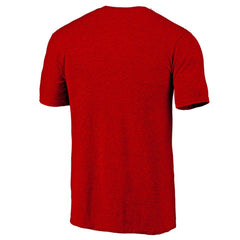 Philadelphia Phillies Official Logo Tri-Blend T-Shirt Heather Red