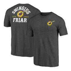San Diego Padres Hometown Collection Swing Away Tri-Blend T-Shirt Heather Charcoal