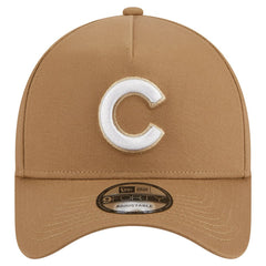 Chicago Cubs A-Frame 9FORTY Adjustable Hat Khaki | New Era