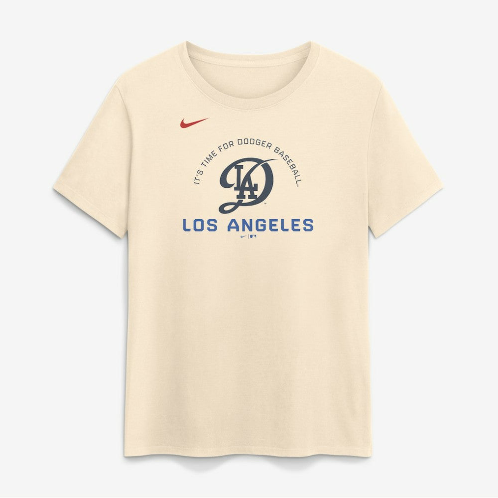 Los Angeles Dodgers Women's City Connect Arch T-Shirt Natural | Nike