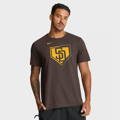 San Diego Padres Icon T-Shirt Brown | Nike