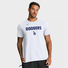 Los Angeles Dodgers Bold Team Name T-Shirt White | Nike