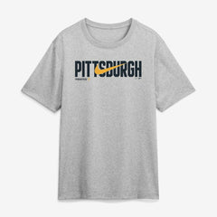 Pittsburgh Pirates Swoosh Legend Dri-FIT T-Shirt Heather Gray | Nike