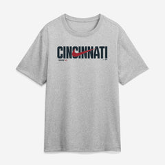 Cincinnati Reds Swoosh Legend Dri-FIT T-Shirt Heather Gray | Nike