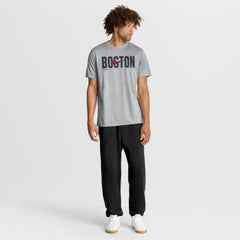 Boston Red Sox Swoosh Legend Dri-FIT T-Shirt Heather Gray | Nike