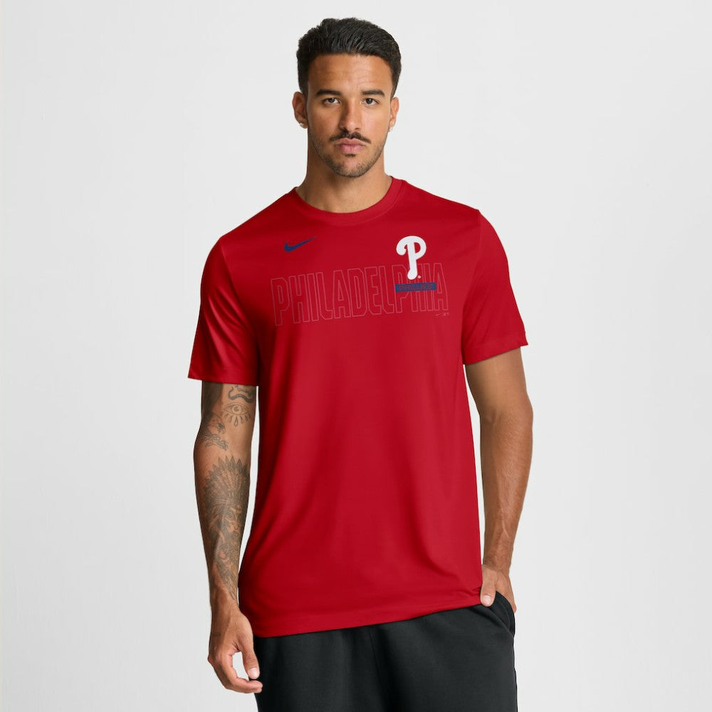 Philadelphia Phillies Knockout Team Legend Dri-FIT T-Shirt Red | Nike