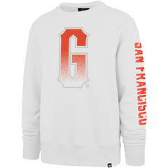 San Francisco Giants City Connect Legend Headline Pullover Sweatshirt White | 47 brand