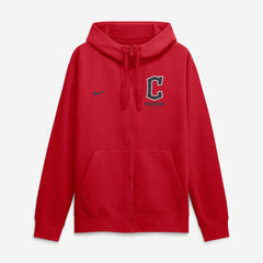Cleveland Guardians Primetime Lockup Full-Zip Hoodie Red | Nike