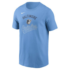 Baltimore Orioles Early Innings Stack T-Shirt Light Blue | Nike