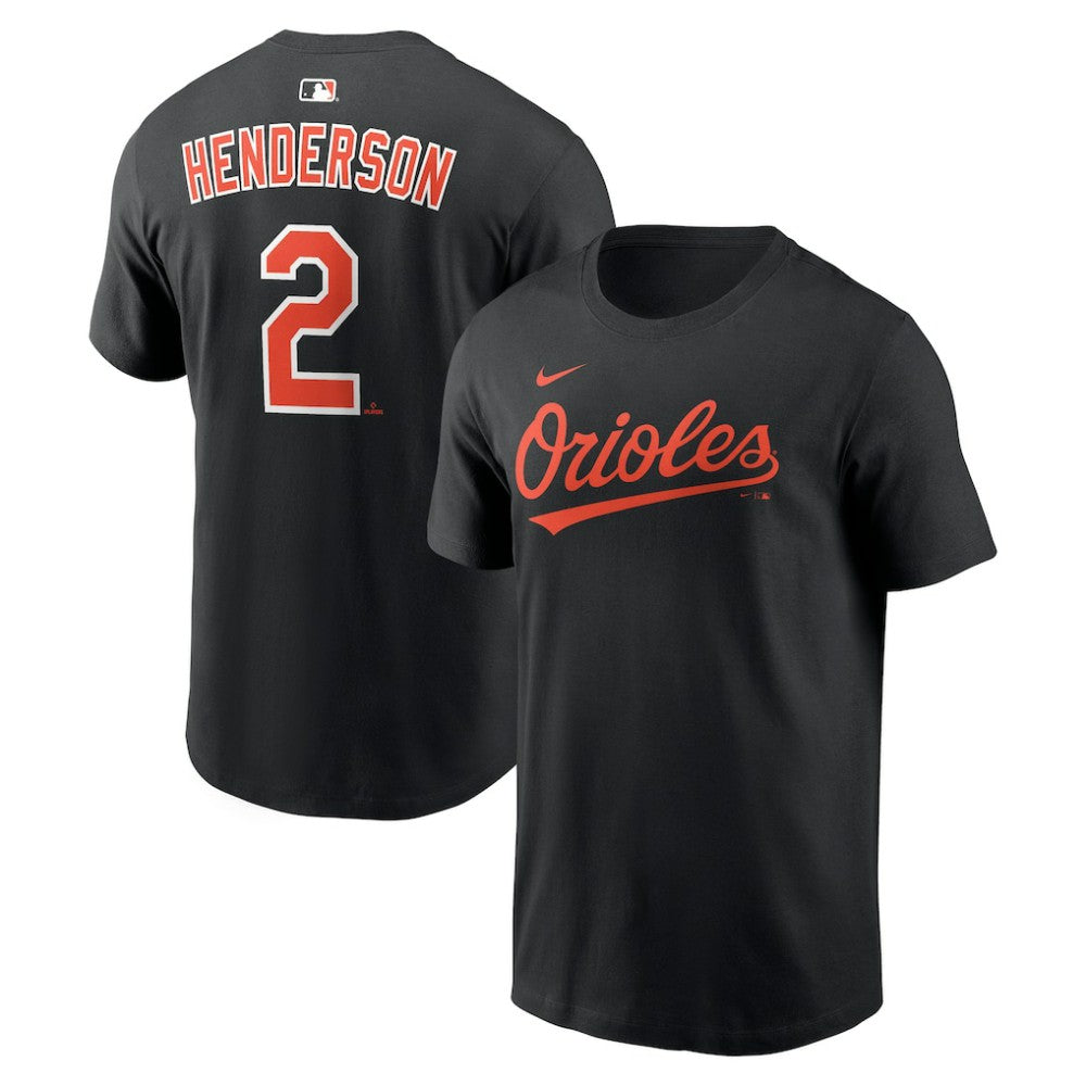 Gunnar Henderson Baltimore Orioles Name & Number T-Shirt Black | Nike