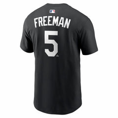 Freddie Freeman Los Angeles Dodgers Name & Number T-Shirt Black | Nike