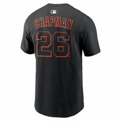 Matt Chapman San Francisco Giants Home Name & Number T-Shirt Black | Nike