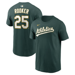 Brent Rooker Athletics Home Name & Number T-Shirt Green | Nike