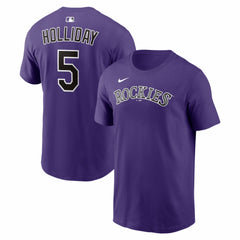 Matt Holliday Colorado Rockies Cooperstown Collection Name & Number T-Shirt Purple | Nike