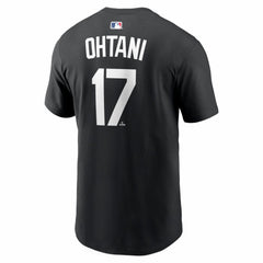 Shohei Ohtani Los Angeles Dodgers Name & Number T-Shirt Black | Nike