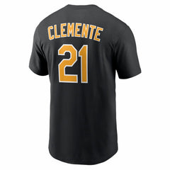 Roberto Clemente Pittsburgh Pirates Cooperstown Collection Name & Number T-Shirt Black | Nike