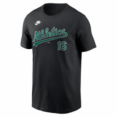 Jason Giambi Athletics Cooperstown Collection Name & Number T-Shirt Black | Nike