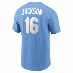 Bo Jackson Kansas City Royals Cooperstown Collection Name & Number T-Shirt Light Blue | Nike