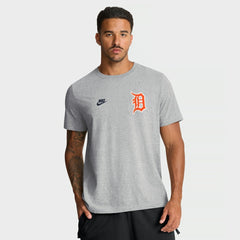 Detroit Tigers Cooperstown 2-Hit T-Shirt Heather Gray | Nike