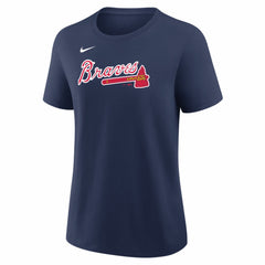 Austin Riley Atlanta Braves Women's Name & Number T-Shirt Navy | Nike