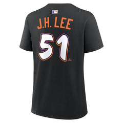Jung Hoo Lee San Francisco Giants Women's City Connect Name & Number T-Shirt Black | Nike