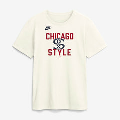 Chicago White Sox Cooperstown Collection ‘70s Inspired T-Shirt Cream | Nike