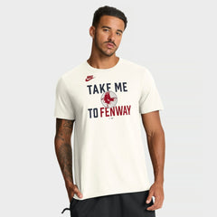 Boston Red Sox Cooperstown Collection ‘70s Inspired T-Shirt Cream | Nike