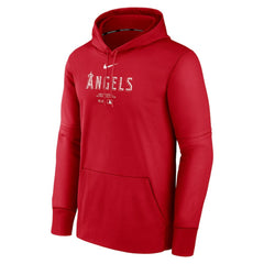 Los Angeles Angels Authentic Collection Practice Performance Pullover Hoodie Red | Nike