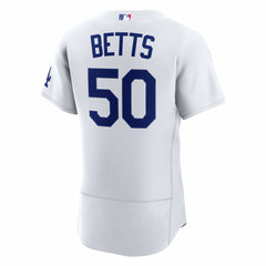 Mookie Betts Los Angeles Dodgers Home Authentic Jersey - White